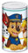 My sweety pop - Spardose aus Metall Paw Patrol weiß - Schule - Münzaufbewahrung - 17,5 cm - Geschenkidee