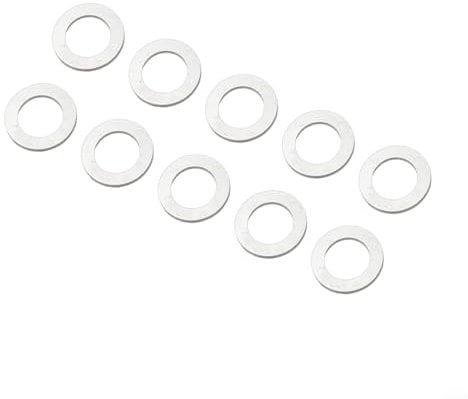 10 Pack Circular Saw Blade Reduction Rings Conversion Adapters for Power Tools Saw Accessories Silver Metal Washers Compatible with Grinder Blades(22-16mm)