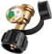 Indicateur de niveau de réservoir de propane et détecteur de fuites - Manomètre de gaz - Universel for camping-car, bouteille, barbecue à gaz, chauffage et plus - Connexion de type 1