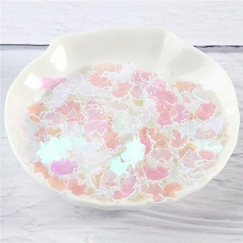 600 Stück/Packung, GröÃŸe 5 x 8 mm, Einhorn-Pailletten für Nägel, Nagelkunst, handgefertigtes Kunsthandwerk für Frauen, Hochzeitsdekoration, Konfetti â€“ transparentes PVC, 5 x 8 mm