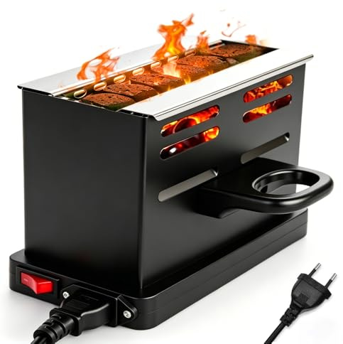WDKXCN Encendedor Eléctrico De Carbón, 800 Vatios Eléctrico Carbón para Shisha con Sistema De Calentamiento 3 Lados, Portátil Encendedor para Parrillas con Cable Extralargo 150 CM