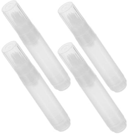 SHINEOFI 4pcs Refillable Empty Paint Pens with Flat Tips Acrylic Marker Barrels for Leather Dye Rock Painting Wood Ceramic Leak-resistant and Solvent-resistant DIY Touch-up