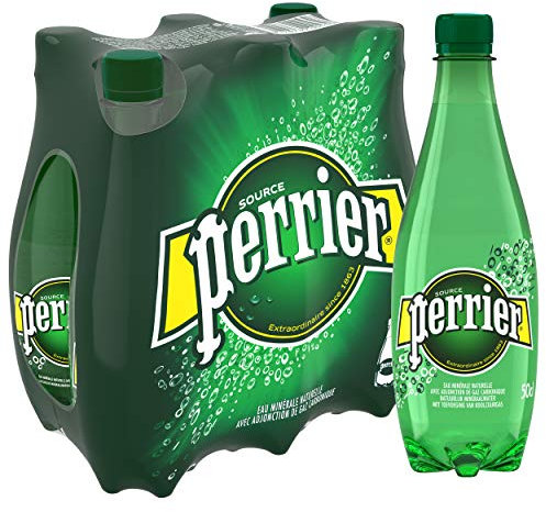 Perrier Eau Minerale Naturelle Renforce au Gaz de Source 6 Bouteilles 50 cl