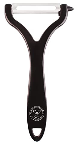 Starchef Y-Shape Peeler Slicer,Vegetable Fruit Peeler Slicer,One-Piece Design,Black