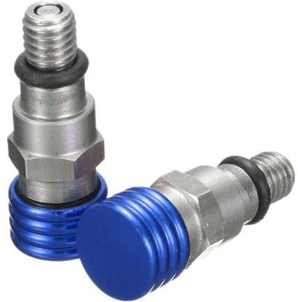 NICOLIE M5X 0.8 vannes de Purge d’air de Fourche de Motocross pour Showa KAYABA Forks-Bleu