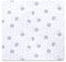Amilian Bezug (ohne Füllung) für Deko Kissen 80x80 Kissenbezug mit Reißverschlus, fürs Baby, Kinderzimmer 100% Baumwolle Muster: Pusteblume Weiß