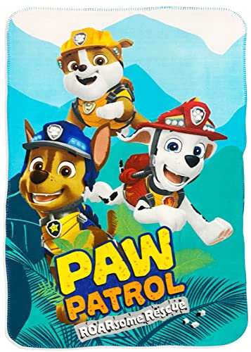 Paw Patrol Überwurfdecke (grün, Einheitsgröße)