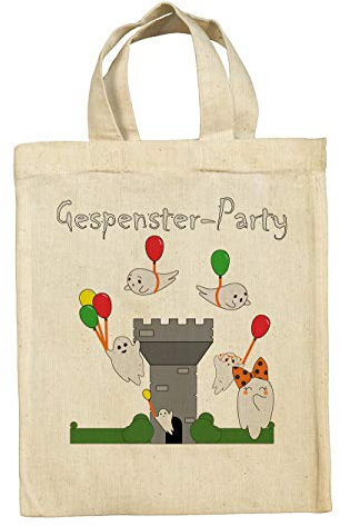 clothinx Lustige Kindergeburtstag Partytüten im Set mit Geburtstags Motto Gespenster - 5er Pack