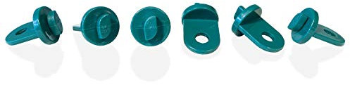 Katai - Set of 24 Greenhouse Twist Clips Plant Hangers - Durable Plastic Green House Hook Clips - Perfect for Hanging Flower Baskets, Pots Insulation and Accessories