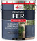 Peinture métal et fer pour portail, grille, garde corps : Arcalaque 101-2.5 L Noir Mat - RAL 9005 - ARCANE INDUSTRIES