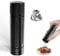 POPWOODS Professional Pepper Grinder Mill, Aluminum Manual Pepper Mill, Heavy Duty Pepper Grinder with Adjustable Coarseness and Stainless Steel Blade, More Pepper Output, Less Cranking