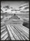 HUBDECO Bild Wanddekoration Poster - Hochwertiges Poster gedruckt auf 200g/m2 Posterpapier - Tolle Zimmerdekoration - Schlafzimmer Bilder - Ohne Ramen - 70x50cm - Brücke See 2