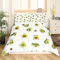 Homemissing Niedlicher Avocado-Bettbezug, 140 x 200 cm, für Kinder, Cartoon, Avocado, Bettwäsche, Kawaii, schönes Obst, Schlafzimmer, dekorativ, Bettwäsche