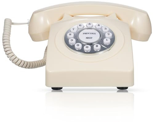 Tidyard Audio Gästebuch, Hochzeitstelefon, Gästebuch, Retro-Telefon, Audio-Gästebuch eine persönliche und Bequeme Möglichkeit, Ihre besonderen Anlässe zu bewahren