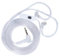 KZM2 Cable de auriculares de 2 micrófonos, plateado, cable de 3.5 mm actualizado, cable de auriculares para auriculares EDX