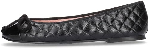 Pretty Ballerinas Damen Geschlossene Ballerinas | Ballerinas, Schwarz, Schlupfschuh, Schleife am Vorderblatt, Damen, Schuhe