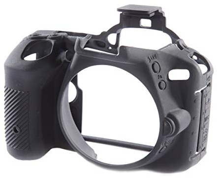easyCover - Silikon Kameratasche - Schutz für Ihre Kamera - Nikon D5500/D5600 - Schwarz