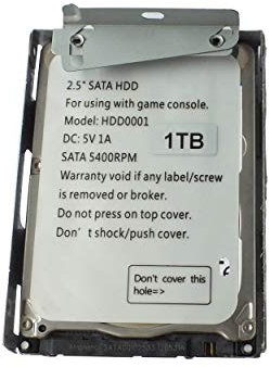 OSTENT Unidad de Disco Duro HDD de 1GB 1TB + Soporte de Montaje Compatible para Sony PS3 Super Slim CECH-4X