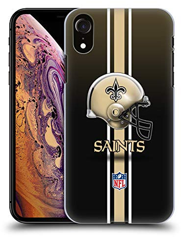 Head Case Designs Offizielle NFL Helm New Orleans Saints Logo Harte Rueckseiten Handyhülle Hülle Huelle kompatibel mit Apple iPhone XR