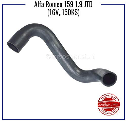 A L F A R O M E O 159 1.9 JTD TUBO TURBO ARIA MANICOTTO COMPATIBILE INTERCOOLER 50508204