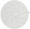 MKK® - Griglia di ventilazione, protezione dagli insetti, rotonda, in plastica ABS, bianca, rosetta regolabile, Ø 70 80 90 100 110 120 125 130 140 150