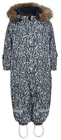Lego Wear Baby-Mädchen LWJENNI-Lego Tec Play Schneeanzug, 965 Dark Grey, 86