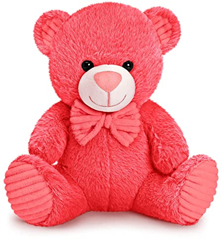 Mousehouse Gifts - Ours en peluche - rose - 27 x 25 x 17 cm