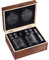 Luxus Whiskey Glas 2er Set, Geschenkset in Holzbox, Enthält 8 Whiskey Eissteine, Samtbeutel und Edelstahlzange, Tolles Geschenk für Männer, Papa, Weihnachten(14)