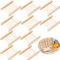 Porta Saponetta Legno Bambu，Tiuxiu 10pcs Portasapone in Legno per Doccia con Griglia di Scolo Portasapone Scatola di Sapone per Sapone Spugne Bagno Doccia Cucina 12x1.8x9cm（Pino）
