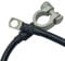Battery & Starter Lead Power Inverter Cable (16mm/5AWG 12v 110Amp 915mm Long Negative Battery Strap Battery and Ring Terminal)