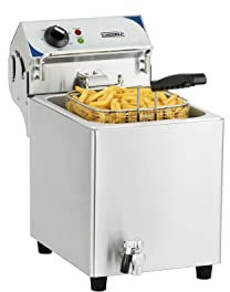 Friteuse électrique avec vanne de vidange 7 litres