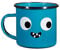 Sass & Belle Monster Enamel Mug – Fun 200ml Blue Metal Cup with Googly Eyes, Durable & Lightweight Enamelware, Perfect Camping Mug for Hot Drinks, Picnics, Packed Lunches & Gift-Giving