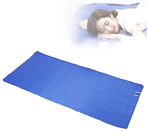 CcacHe Acqua Elettrica Materasso più Fresco (Senza Macchina), Sistema di Raffreddamento ad Acqua del Materasso refrigerato, Cuscinetto refrigerante Estivo,70x160cm