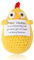 BOXOB Positives Häkelhuhn, 9cm Lustiges Huhn Deko Niedliche Wolle Gestricktes Huhn Puppe Stofftier Aufmunterungsgeschenk für Geburtstag Party Ermutigung Dekoration