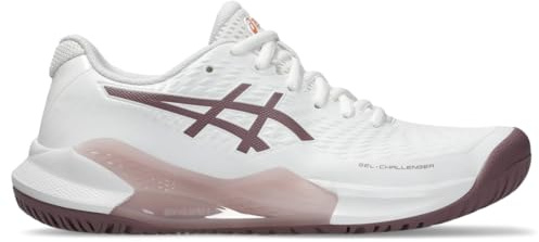 ASICS Damen Gel-Challenger 14 Clay Sneaker, Weiss/STAUBIGES Mauve, 36 EU