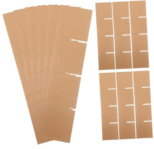 Verpackungsbox Trennwände Set – Robuste Karton Trennplatten Für Sicheren Transport Von Gläsern Geschirr Und Vasen Ideal Für Umzüge Und Lagerung