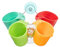 Sophie la Girafe - Set de 4 Gobelets de Bain Interactifs - Jeu d'Eau Éducatif pour l'Éveil des Bébés
