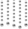 burkfeeg Mirror Disco Ball, 40 PCS Mini Disco Balls, Glitter Ball Disco Ball Decoration Hanging for Dj Dance Light Effect, Kids Parties, Gatherings, Ballroom Dancing