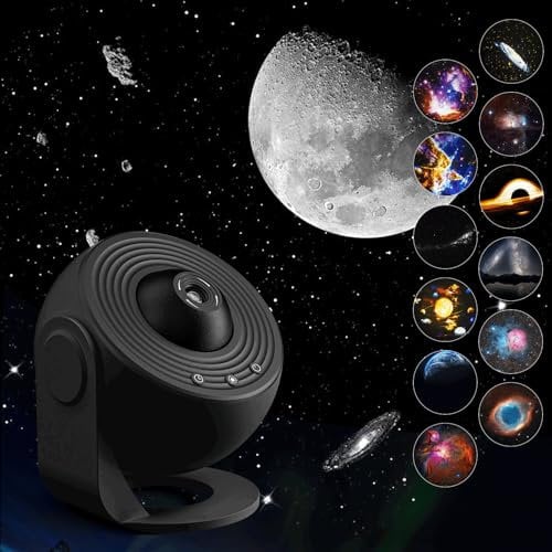 Sternenhimmel Projektor, Planetarium Galaxy Projektor 13-in-1 Sternenhimmel Starry Skylight Projektor für Kinder Erwachsene mit Sonnensystem/Nebel/Mond/Himmels Galaxie Projektor, Nachtlicht Lampe
