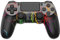 LCDNTEM Wireless Controller für PS-4, RGB Game Controller Kompatibel mit PS-4/Slim/Pro/PC, Gamepad mit Dual Vibration, LED, 6-Achsen, Touchpad
