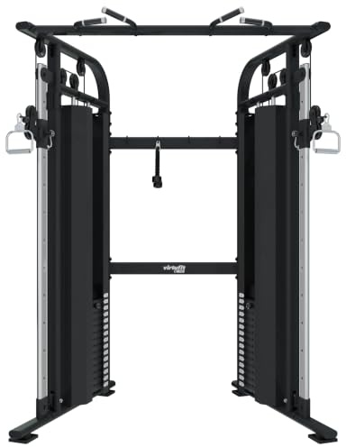 VirtuFit CC100 Kabelzug-Crossover – zweifach verstellbare Seilrolle – Funktionstrainer