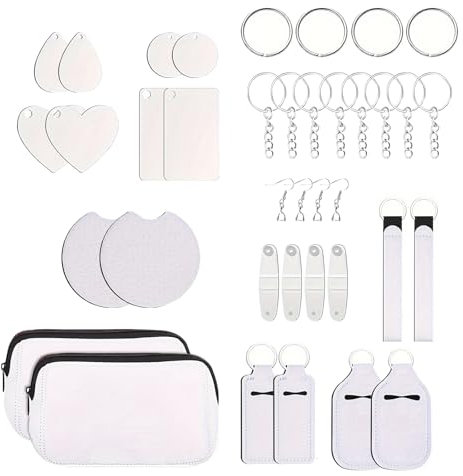 WASTEBIN Rohlinge Sublimations Weihnachts Bastelset Weihnachts Kreativitätsset Sublimationsrohlinge Für Einzigartige Weihnachtsdekoration