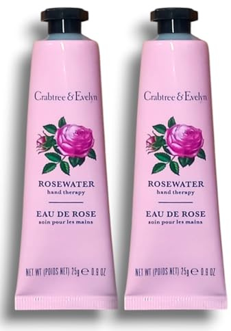 2x Crabtree and Evelyn | Rosewater - Hand Therapy | 25g Each
