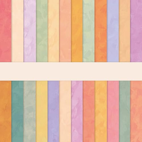 Scrapbook Papier Buntes Scrapbook Bastelpapier mit Muster, Doppelseitiges Decoupage Papiere Motivpapier, 24 Blatt Scrapbooking Papier Dekorpapier (B, 30,5x30,5 cm/12x12 inch)