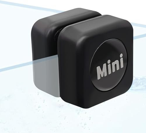 WOLMIK Aquarium Magnetic Brush Aquarium Cleaner 3 cm Mini Stain Scrubber Pads Aquarium Cleaning Tool for 3 mm to 6 mm Thick Aquariums up to 40 L (Not Floatable)