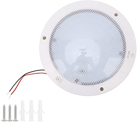 Éclair de Panneau LED Système D'énergie Solaire Éclairage Nocturne Efficace pour la Cabine de Toit de Cuisine RV 12V (Blanc cool)