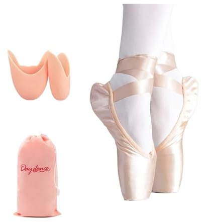 ZYAGH Ballett Schuhe Mädchen Ballerina Ballett Spitzenschuhe Rosa Rot Frauen Satin Canvas Ballettschuhe for Tanzen for Tanzstiefel(Satin Shoes Sets,36)