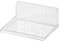 HDOYTXXM Pannello di archiviazione per router WiFi Stb No Wall Set Top Box Hanging Storage Mensola Armadio con Supporto per Salotto Alta Camera da Letto