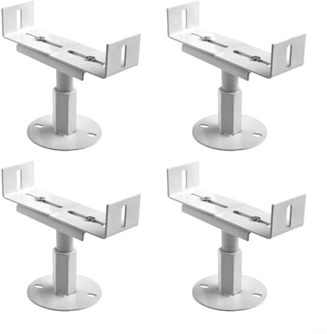 Aluminum Radiator Support Brackets Radiator Feet Adjustable Bracket Set, 8-13cm Height Adjustable Radiator-floor Support Bracket(4 Pack)