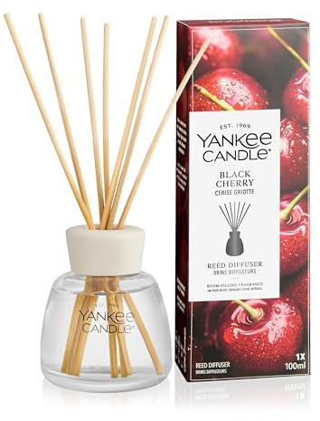 Yankee Candle Reed Diffuser | Black Cherry | For Small to Medium Spaces | Up to 10 Weeks of Fragrance